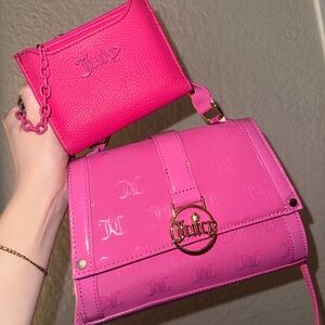 Juicy Couture Pink Crossbody Bag with Wallet